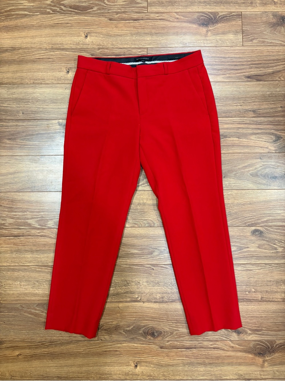Banana Republic Avery Red Ankle Pants